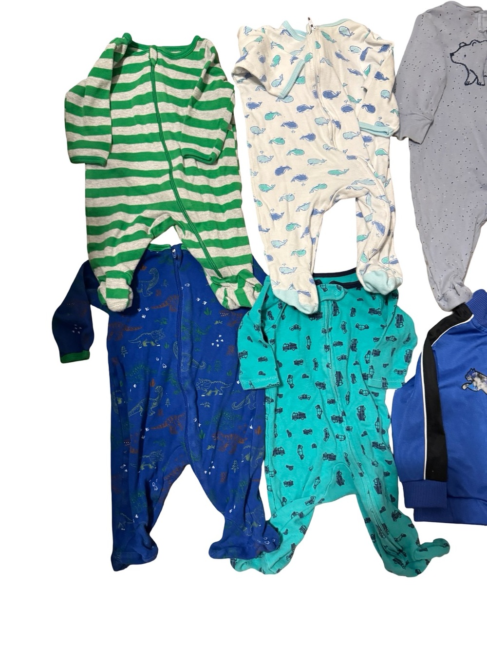 Baby Boy Clothing Bundle 0-3M 3-6M 6M Mixed Brands 8 Piece Lot - Picture 2 of 12